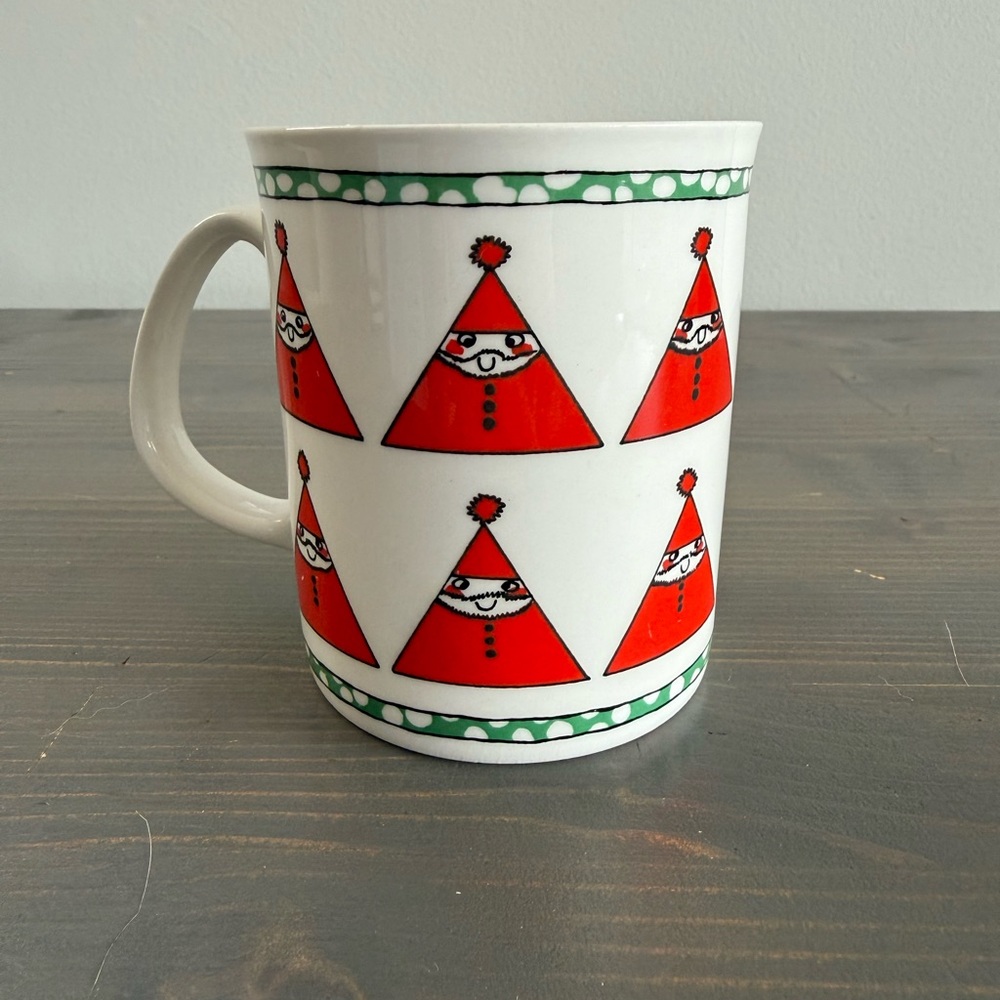 Vintage Sleepy Santa mug by Lynne Williams